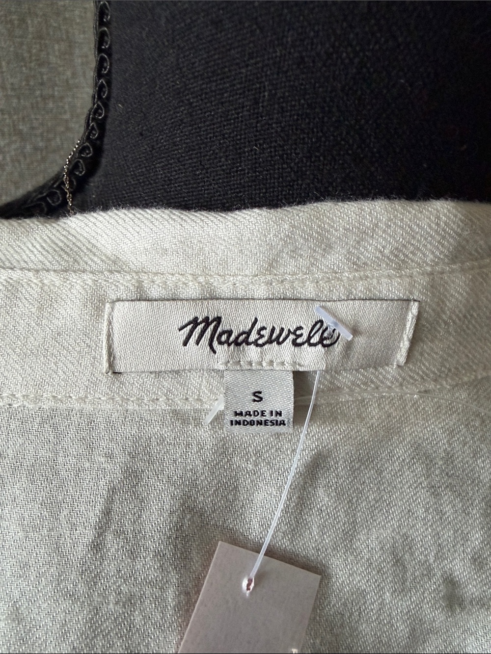 Madewell White Lightweight Shirt Jacket - Picture 2 of 6